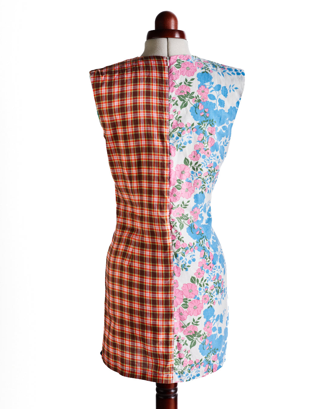 Rave Review Avril Patchwork Cotton Mini Dress