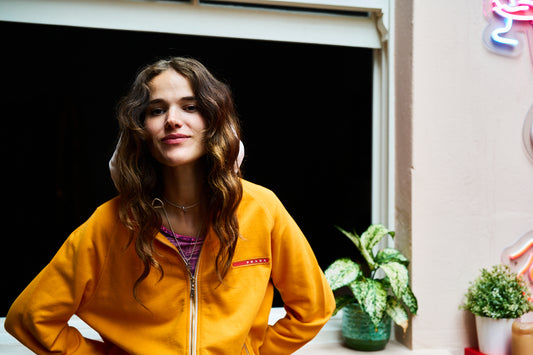 Orange Prada Sweater