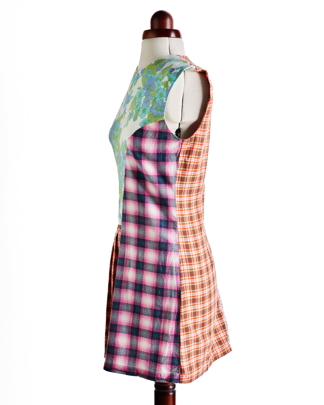 Rave Review Avril Patchwork Cotton Mini Dress
