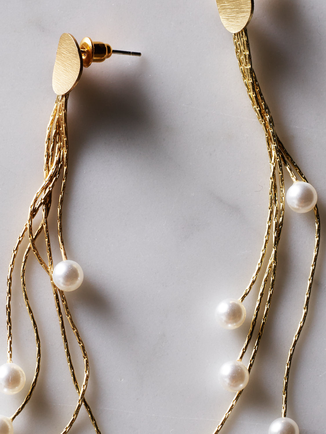 Unsigned Art Deco Tassel Earrings